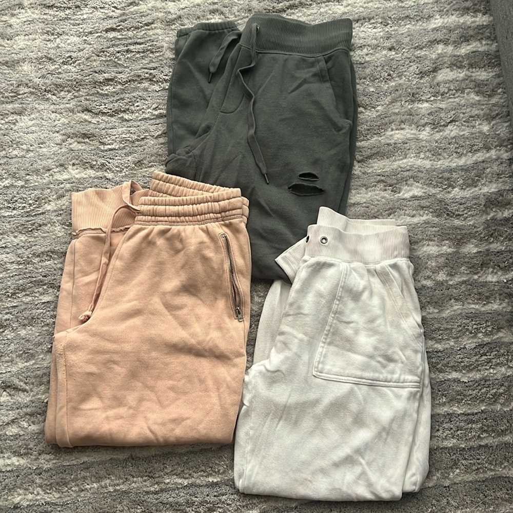 Lot of 3 Pairs of Aerie sweatpants